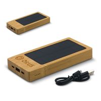 POWERBANK SOLARE IN BAMBU' 8000 mAh